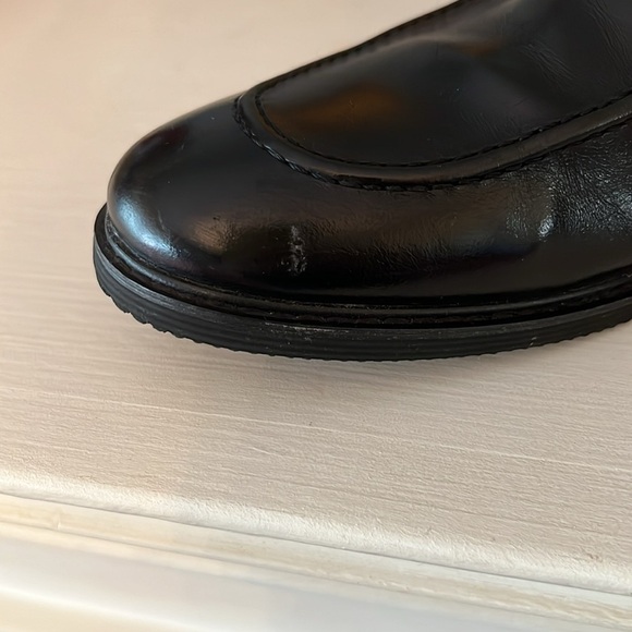 Steve Madden Nyleo Black Vegan Rubber Sole Penny Loafers Size 8.5 main image 7